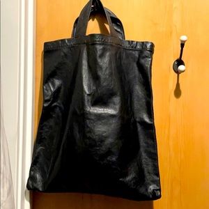 Comme de Garçon leather Tote bag